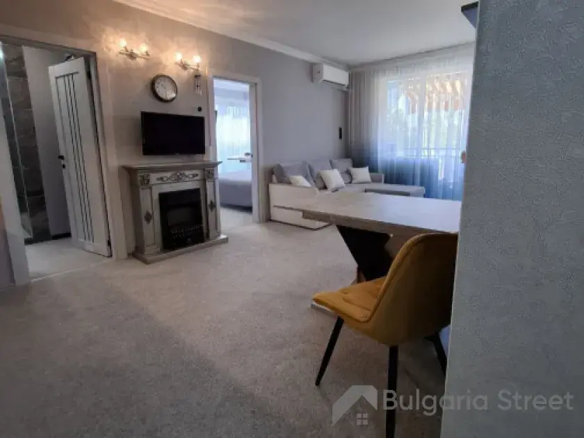 Vip Vision | Elegancki dwupokojowy apartament: Salon, kuchnia
