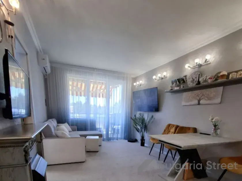 Vip Vision | Elegancki dwupokojowy apartament: Salon, kuchnia