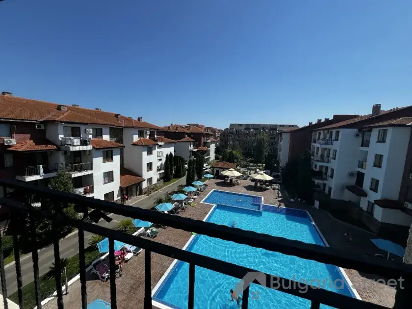 Widok na morze z balkonu