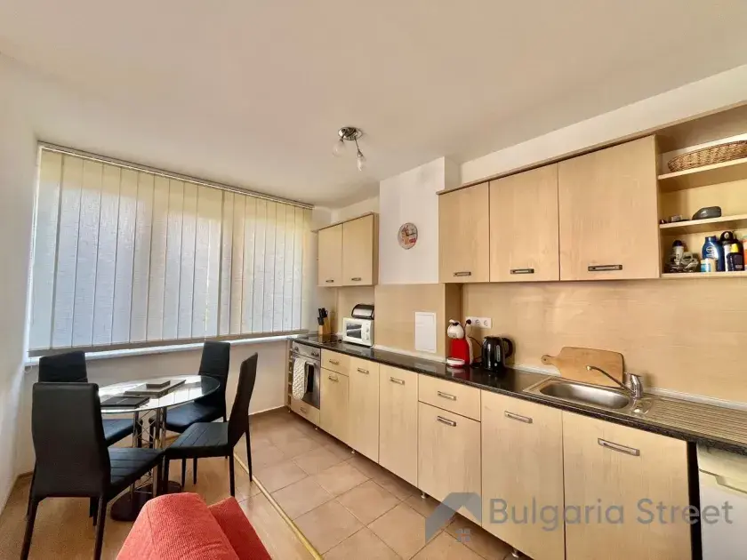Fort Noks Riviera | Dwupokojowe mieszkanie nad morzem: Salon, kuchnia