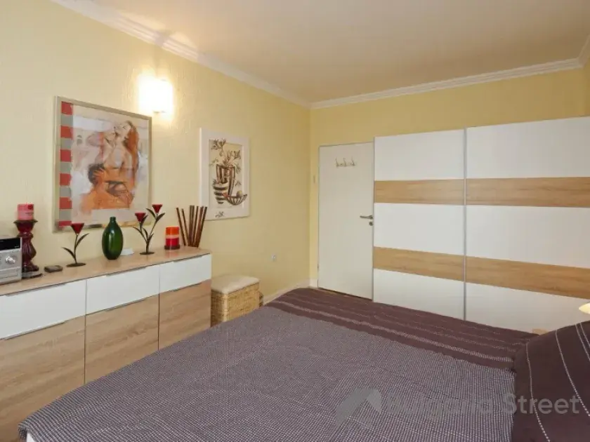 Łóżko w mieszkaniu
