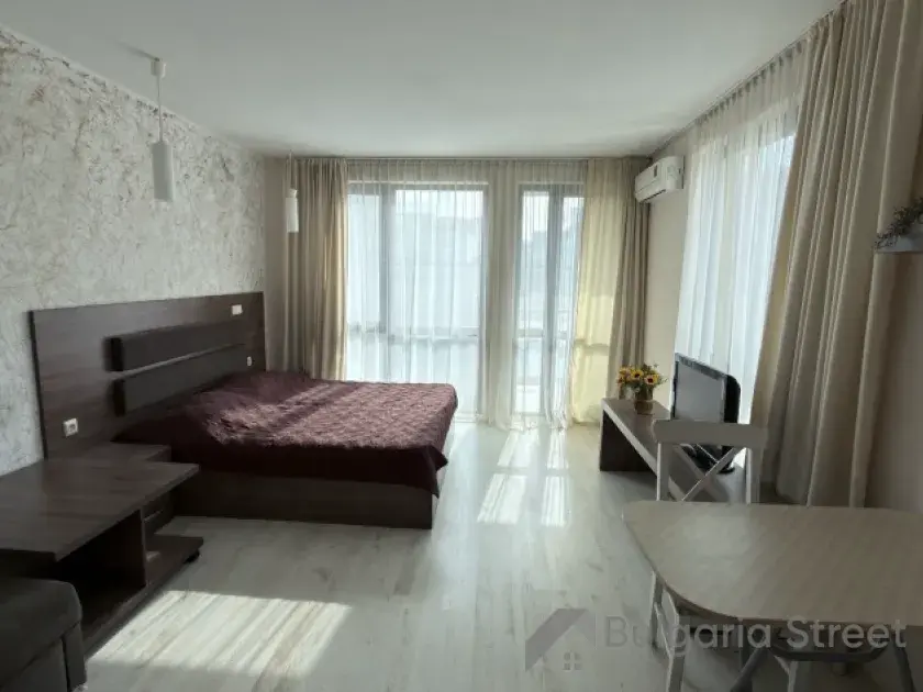Łóżko w salonie