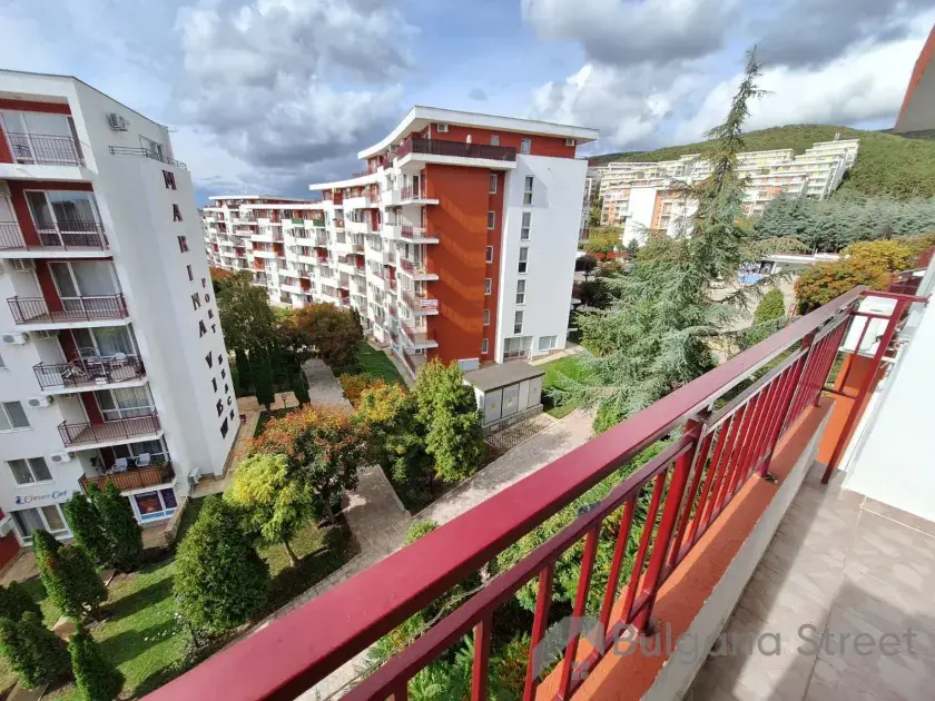 widok z tarasu mieszkania