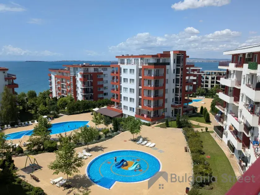 Widok na morze z balkonu