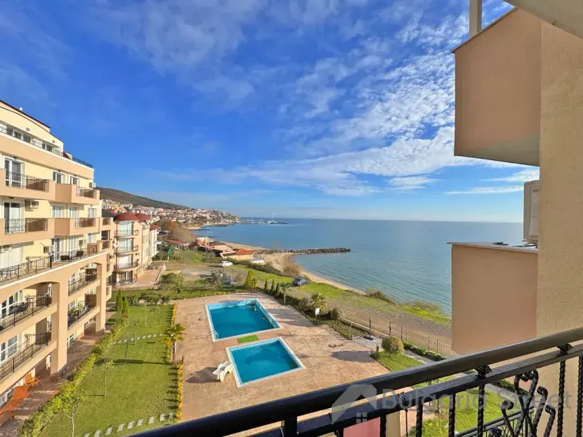 balkon z widokiem na morze