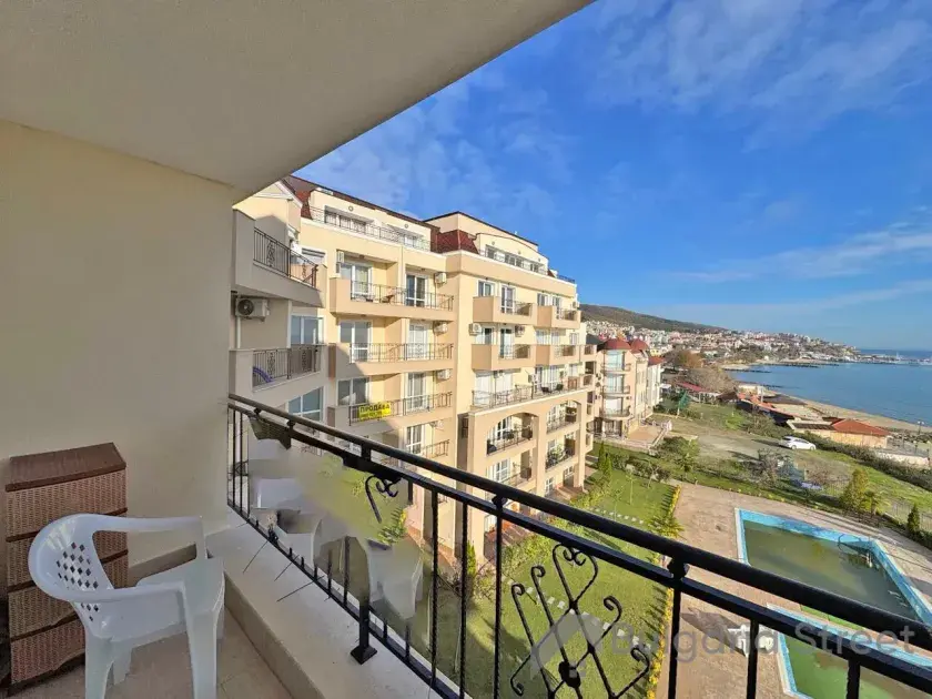 balkon z widokiem na morze