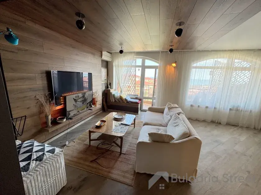 Panorama Dreams | Przestronny apartament z widokiem na morze w Świętym Własie, Bułgaria