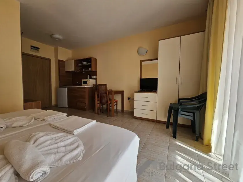 Studio z wydzielonymi strefami