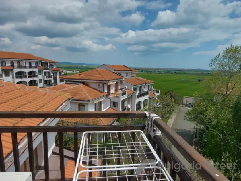 widok z tarasu na morze