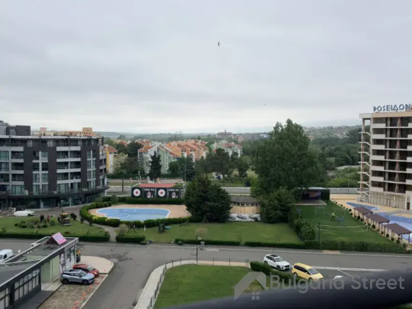 Widok na góry z balkonu