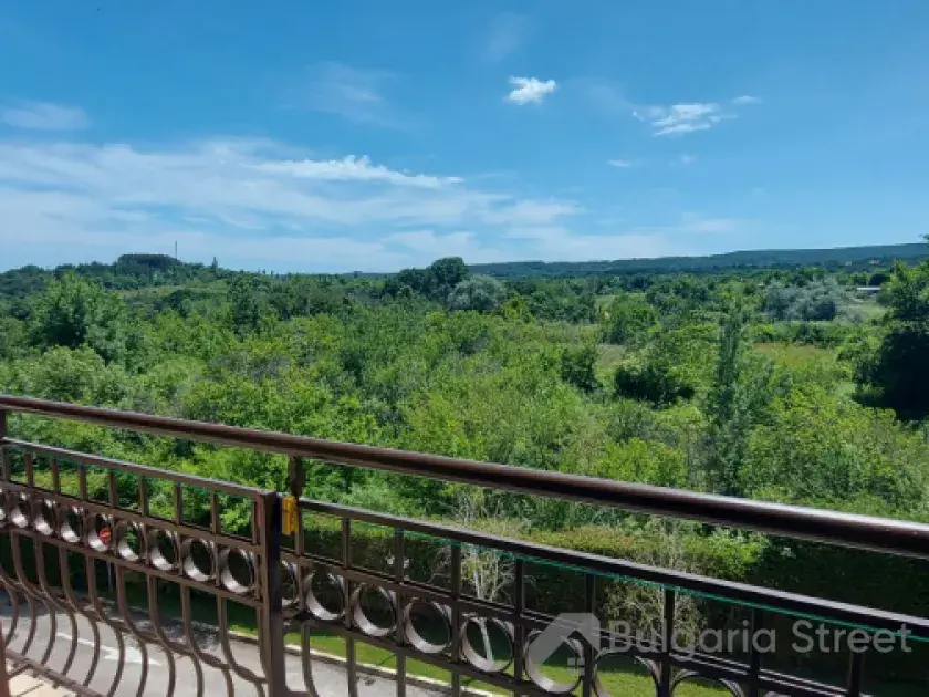 Widok na morze i las