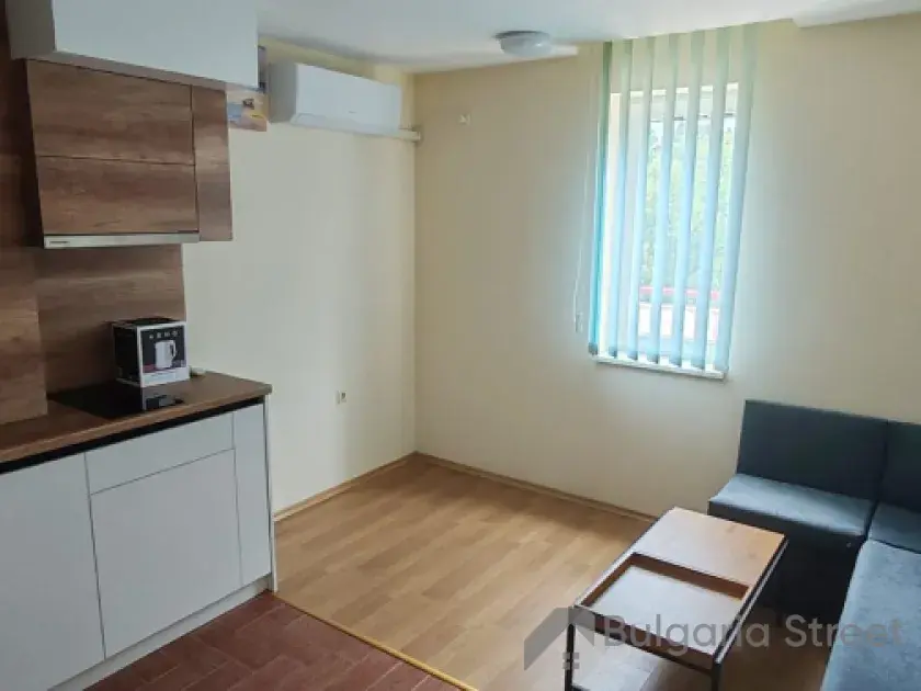 widok na salon i aneks kuchenny