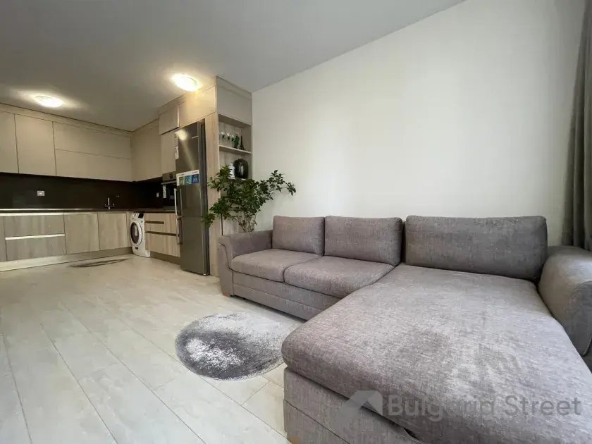 widok na salon i kuchnie